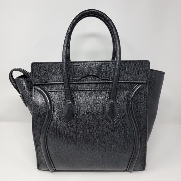 CELINE Micro Luggage Satchel Leather Calfskin Bag - Picture 11 of 11